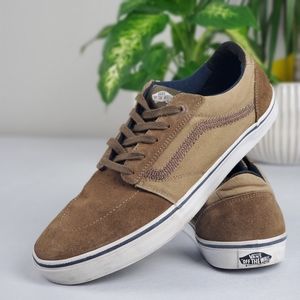Vans | Suede Brown Low Top Sneakers, US 10.5